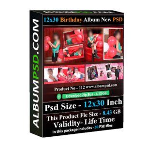 Birthday album design new psd templates PN-112