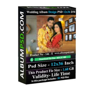 wedding album design psd