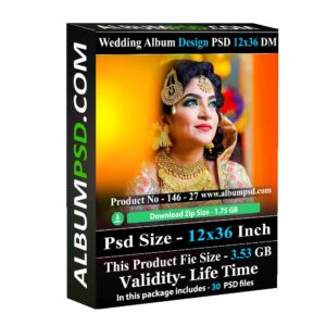 wedding album design psd – 12×36 – closeup Dm –146 - 27